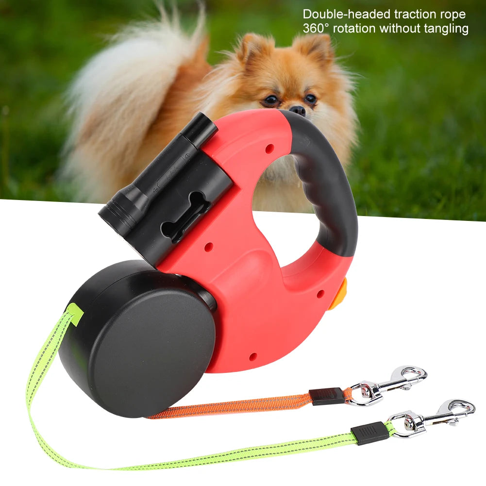 Dual-retractable Dog Leash