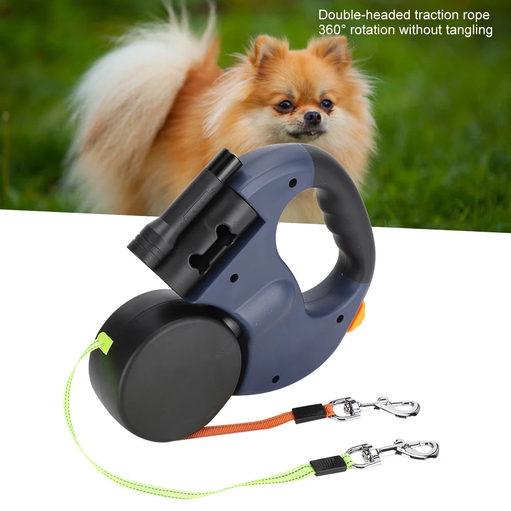 Dual-retractable Dog Leash