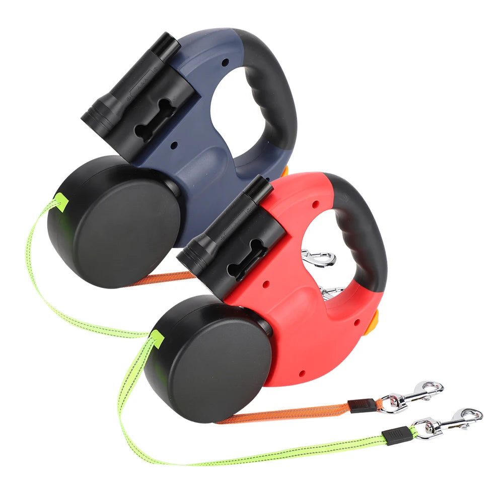 Dual-retractable Dog Leash