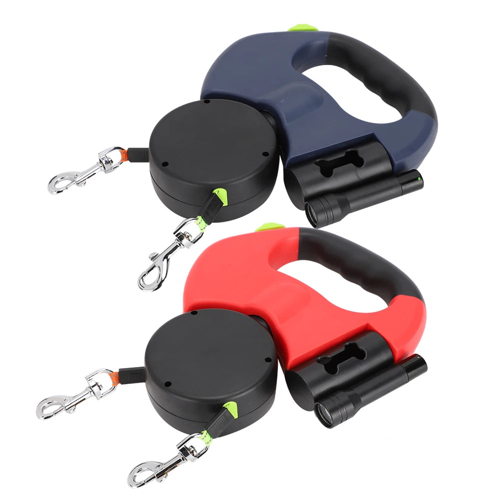 Dual-retractable Dog Leash